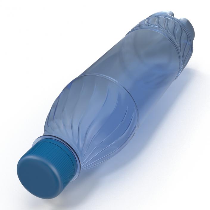 3D model Plastic Water Bottle Blue