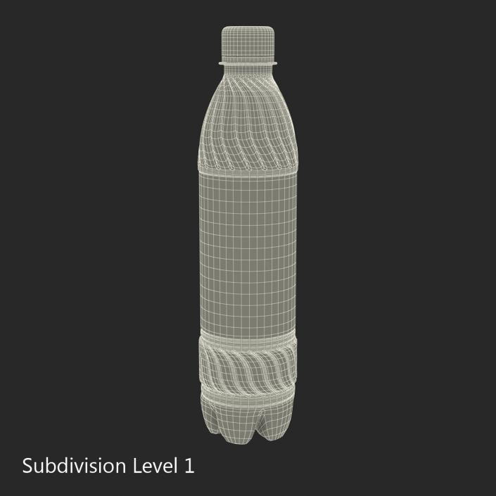 3D model Plastic Water Bottle Blue