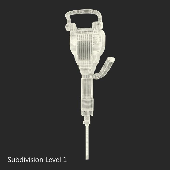 Demolition Jack Hammer Used 3D