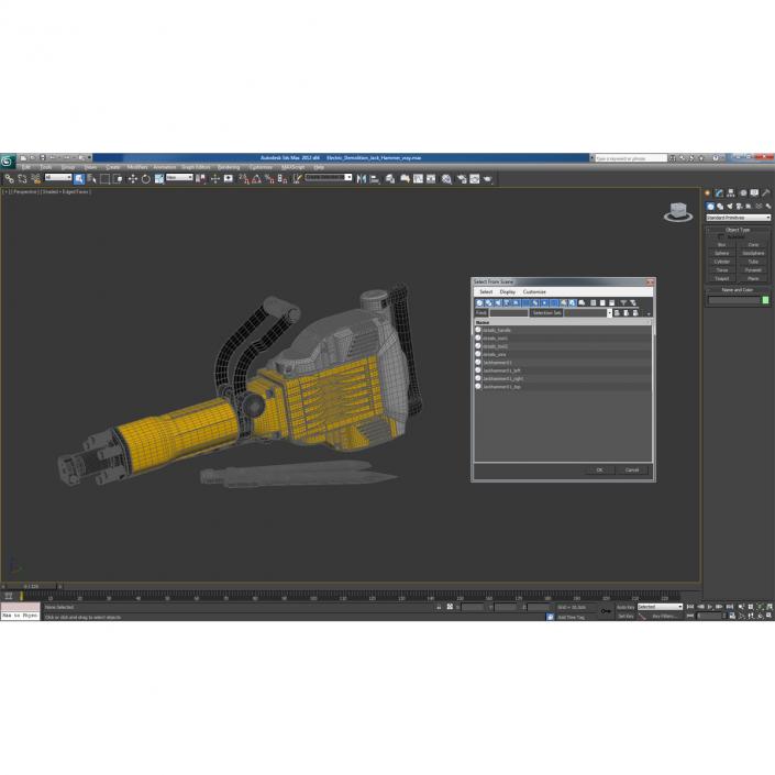 3D Electric Demolition Jack Hammer