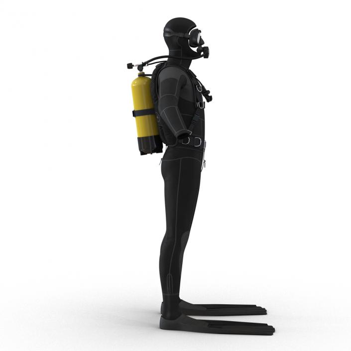 Scuba Diving Equipment 3D