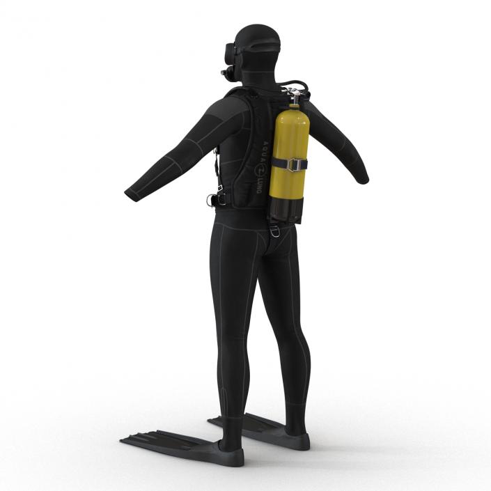 Scuba Diving Equipment 3D