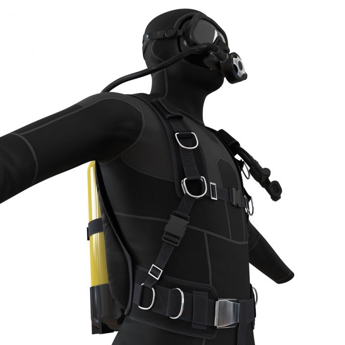 Scuba Diving Equipment 3D