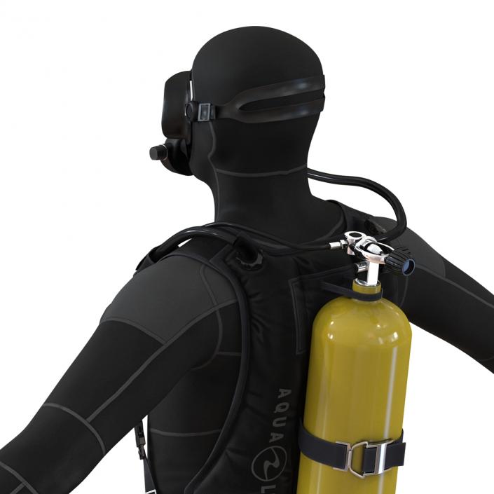 Scuba Diving Equipment 3D