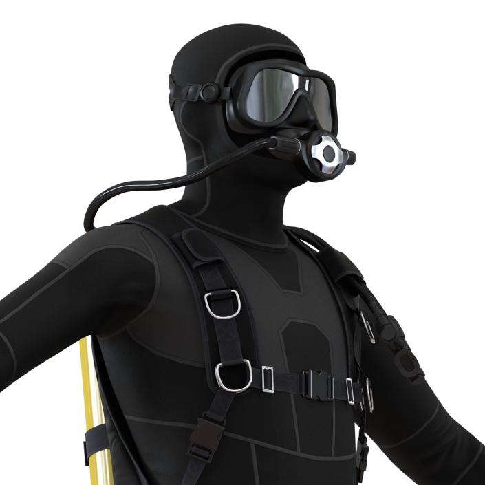 Scuba Diving Equipment 3D