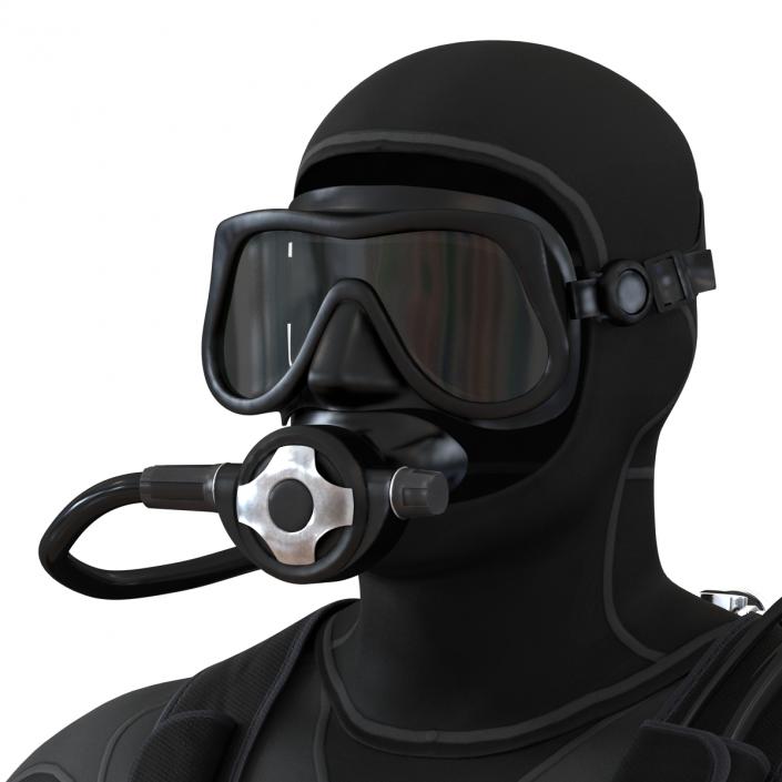 Scuba Diving Equipment 3D