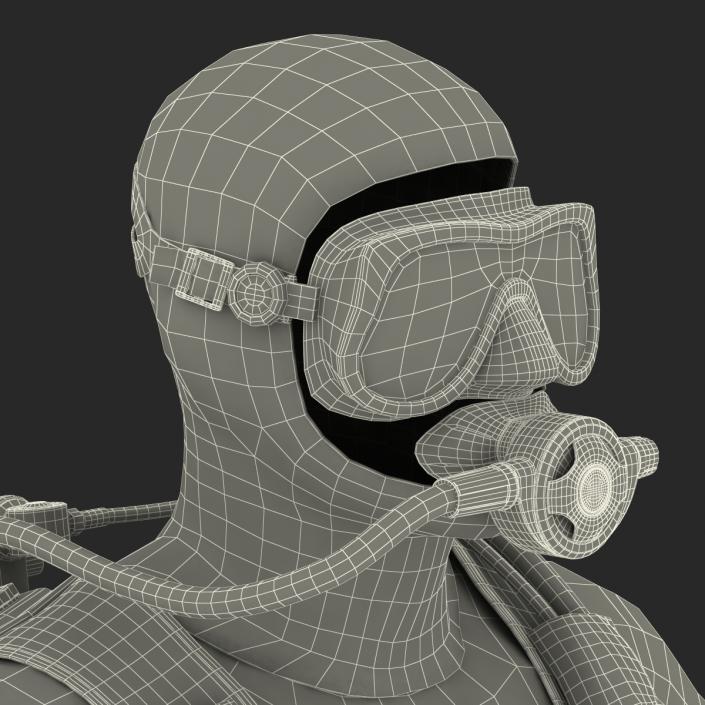 Scuba Diving Equipment 3D