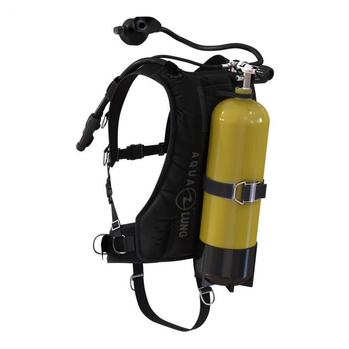 3D Diving Equipment 3 model