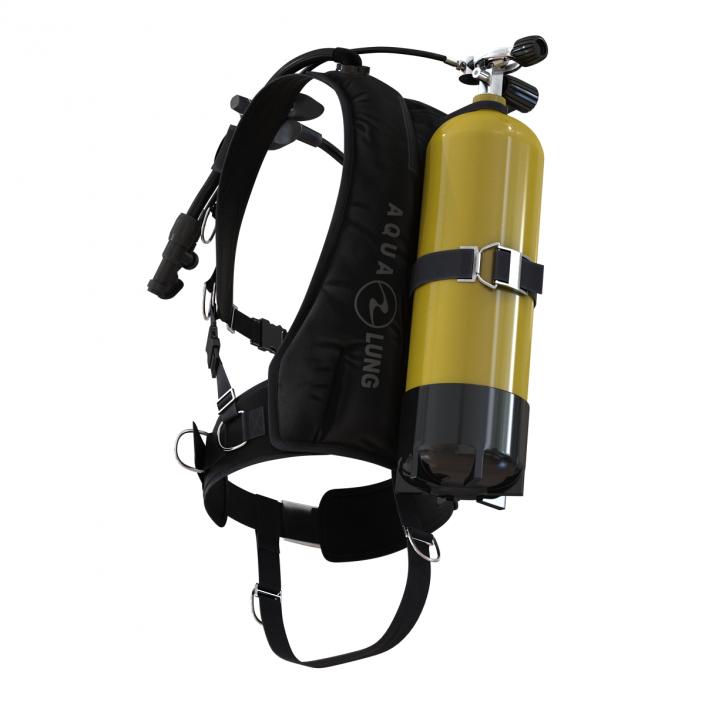 3D Diving Equipment 3 model