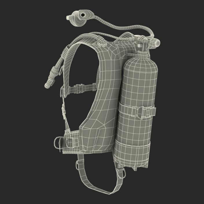 3D Diving Equipment 3 model