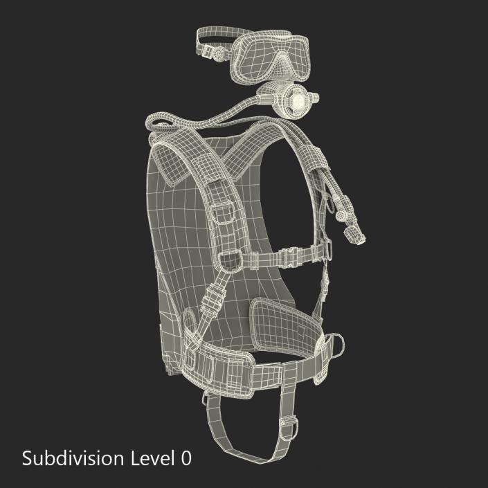 3D Diving Equipment 2 model