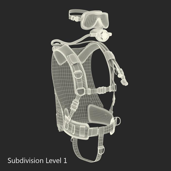 3D Diving Equipment 2 model