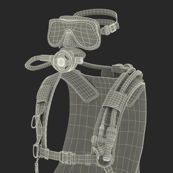 3D Diving Equipment 2 model