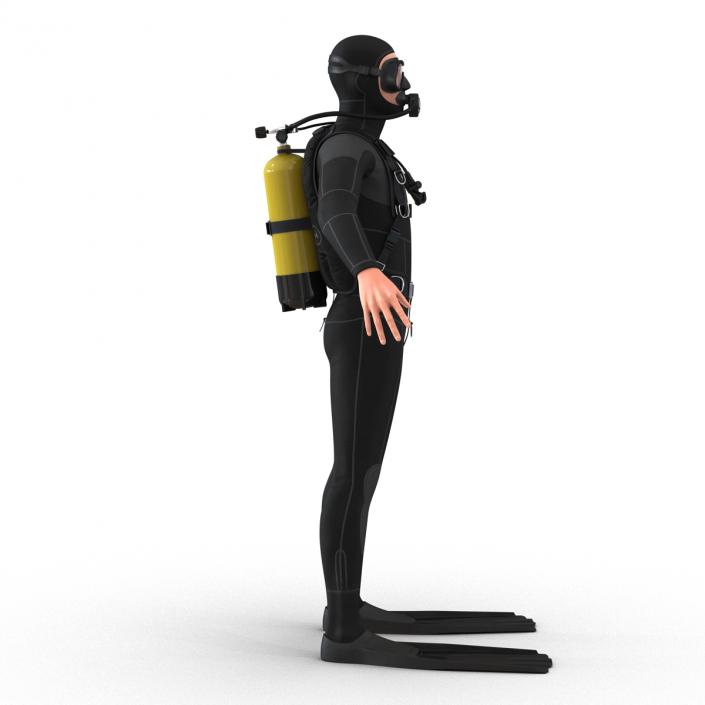 Diver 3D model