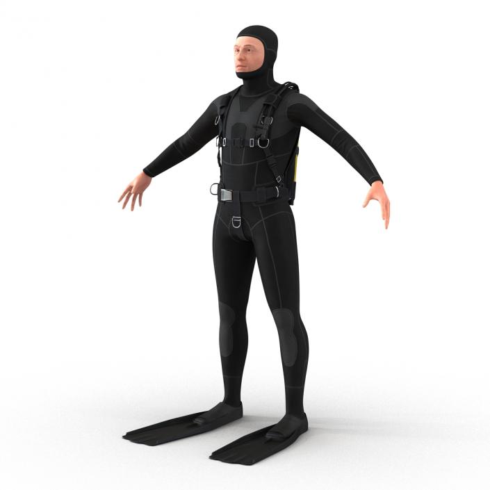 Diver 3D model