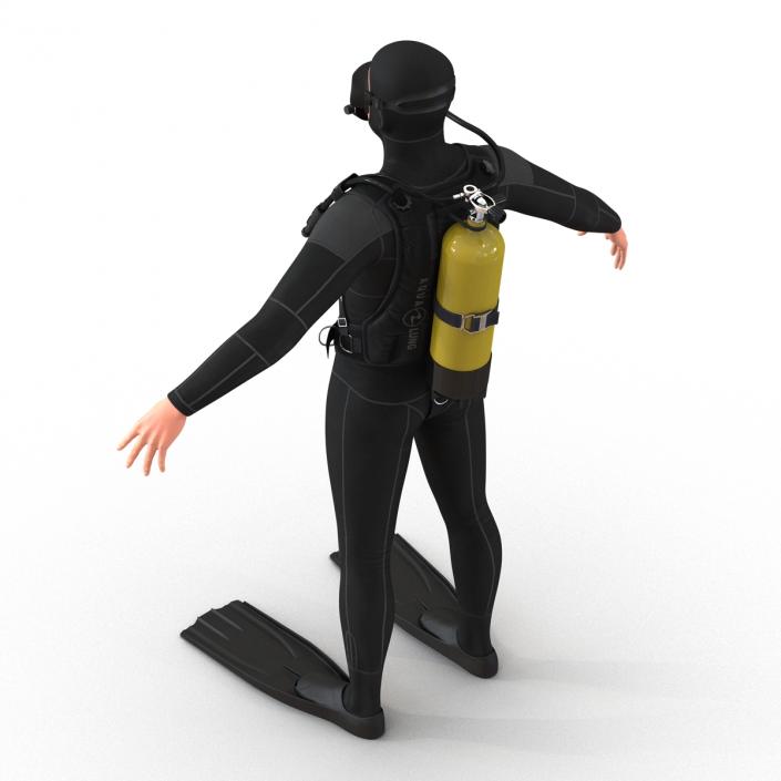 Diver 3D model