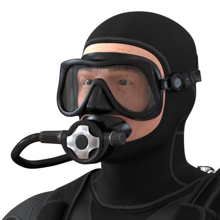 Diver 3D model