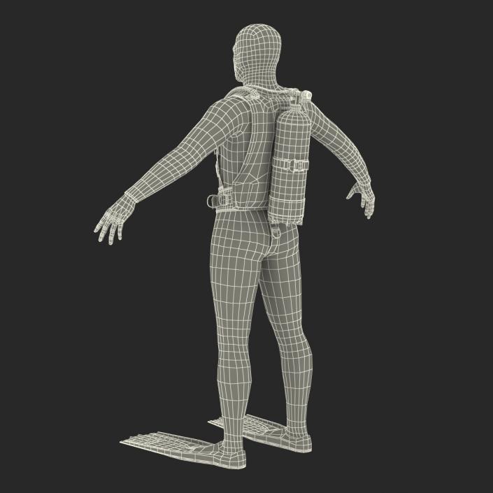 Diver 3D model