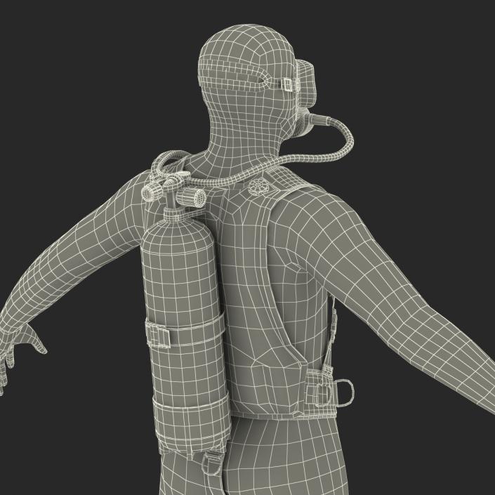 Diver 3D model