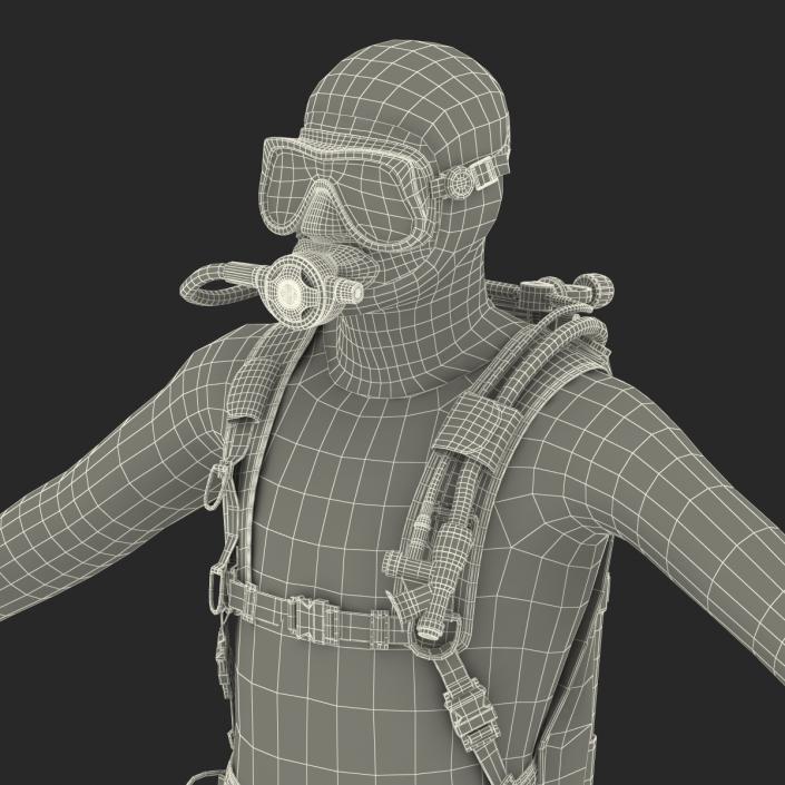 Diver 3D model