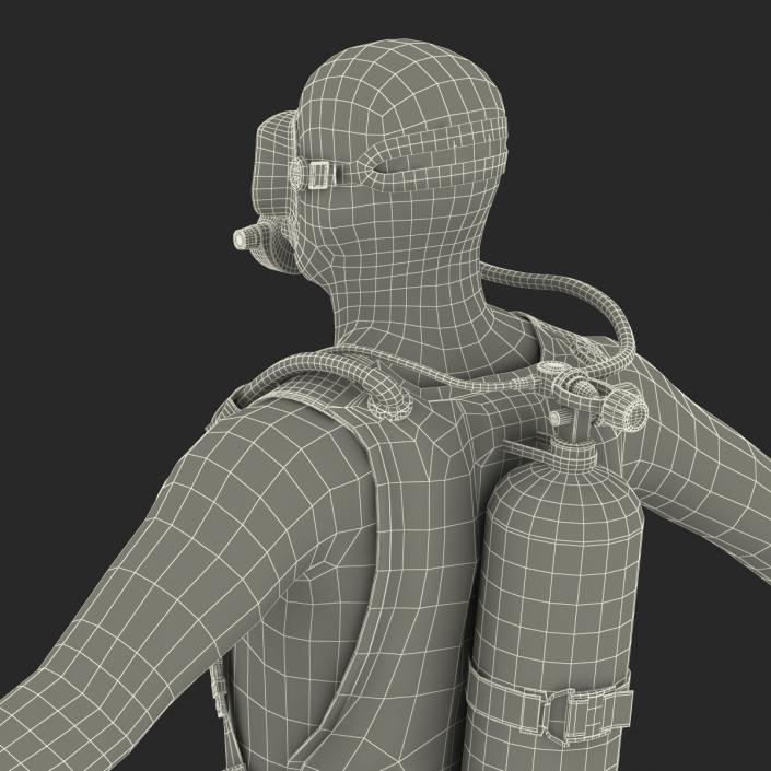 Diver 3D model