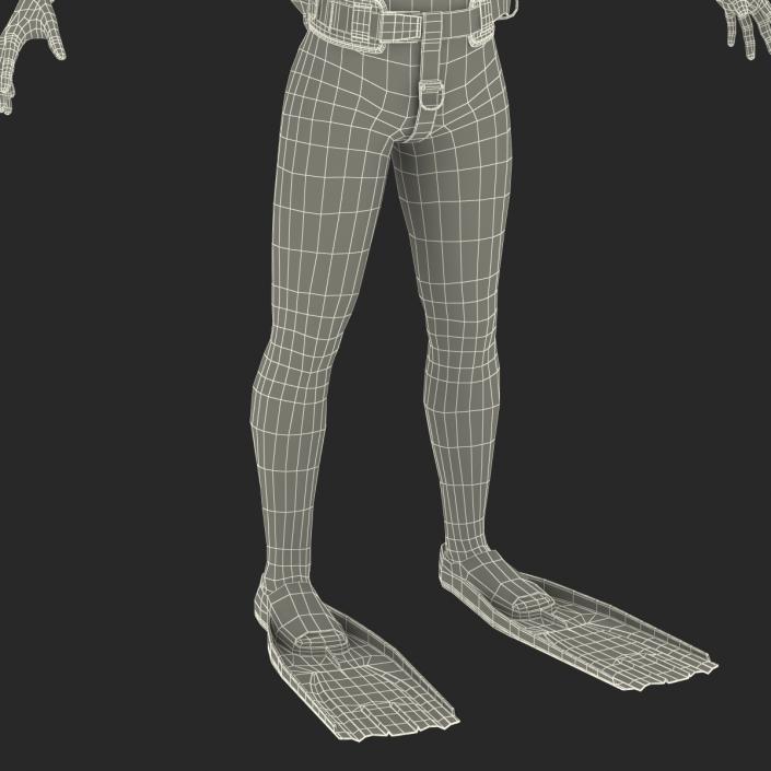 Diver 3D model