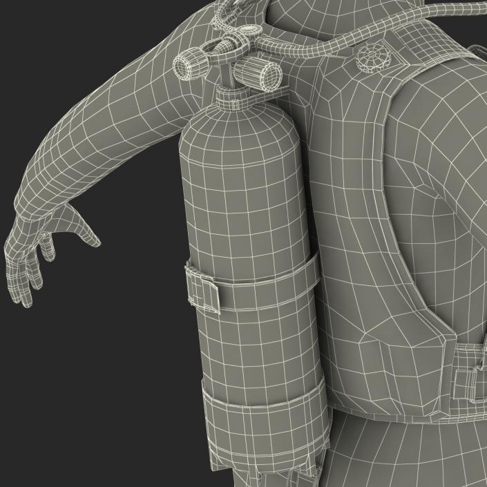 Diver 3D model