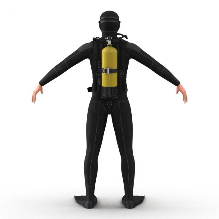 Diver Rigged 3D