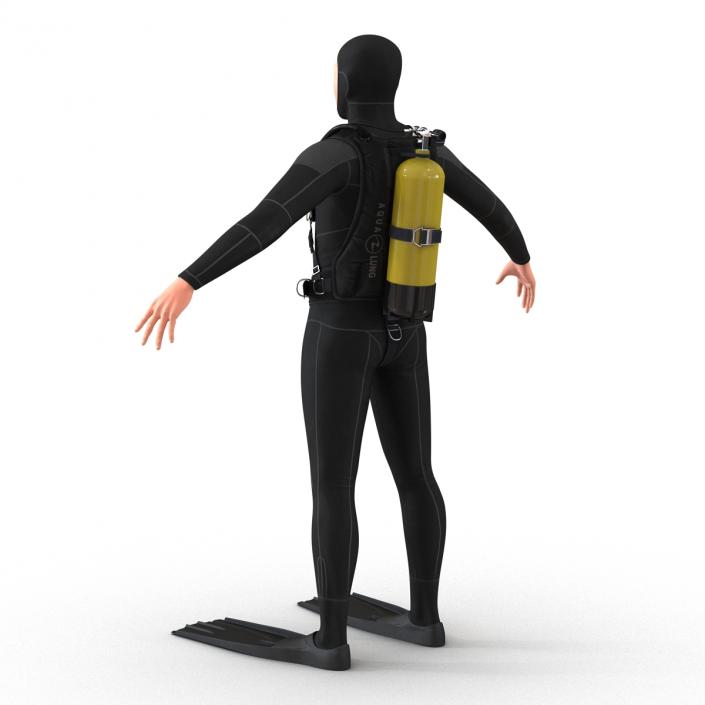 Diver Rigged 3D