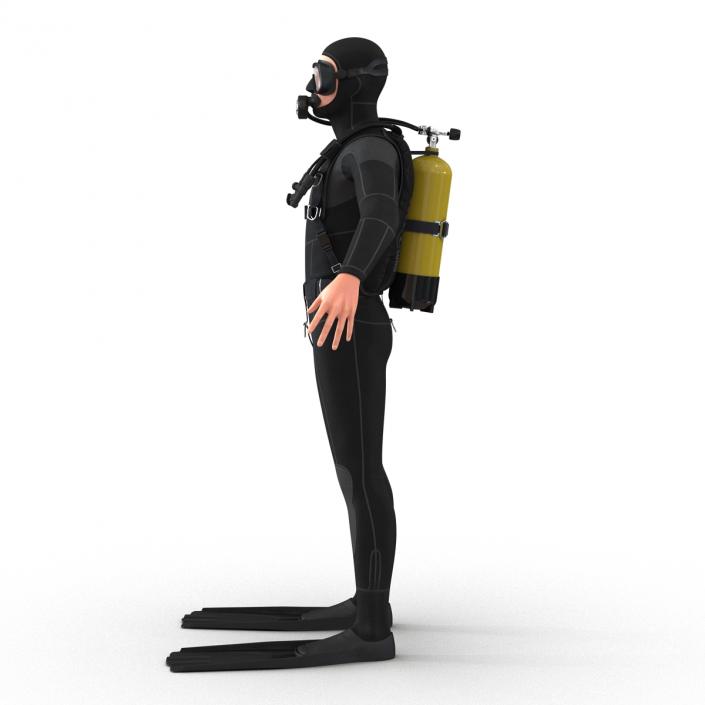 Diver Rigged 3D