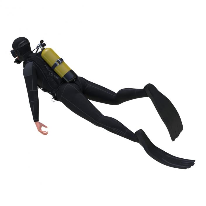 Diver Rigged 3D