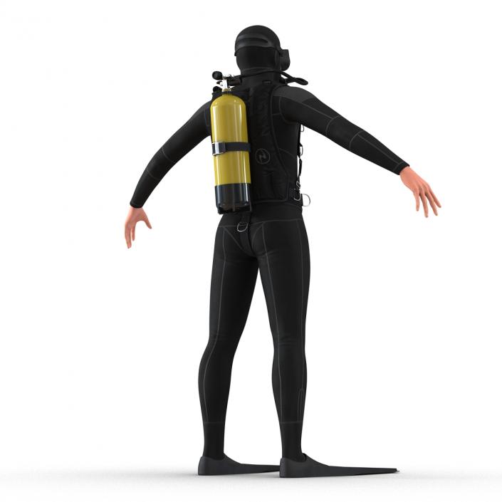 Diver Rigged 3D