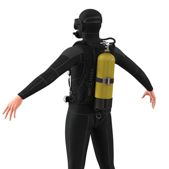 Diver Rigged 3D