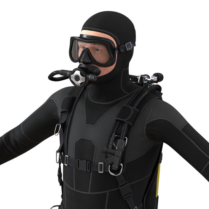 Diver Rigged 3D