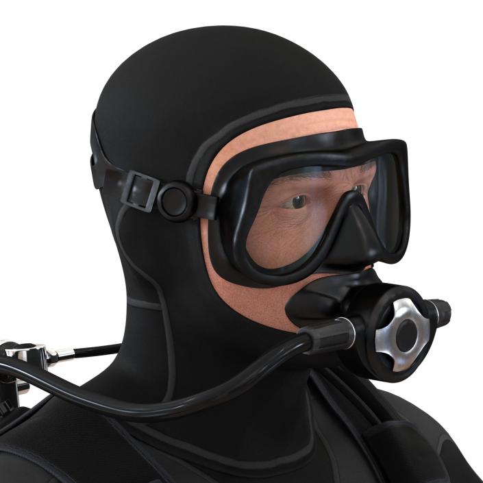 Diver Rigged 3D