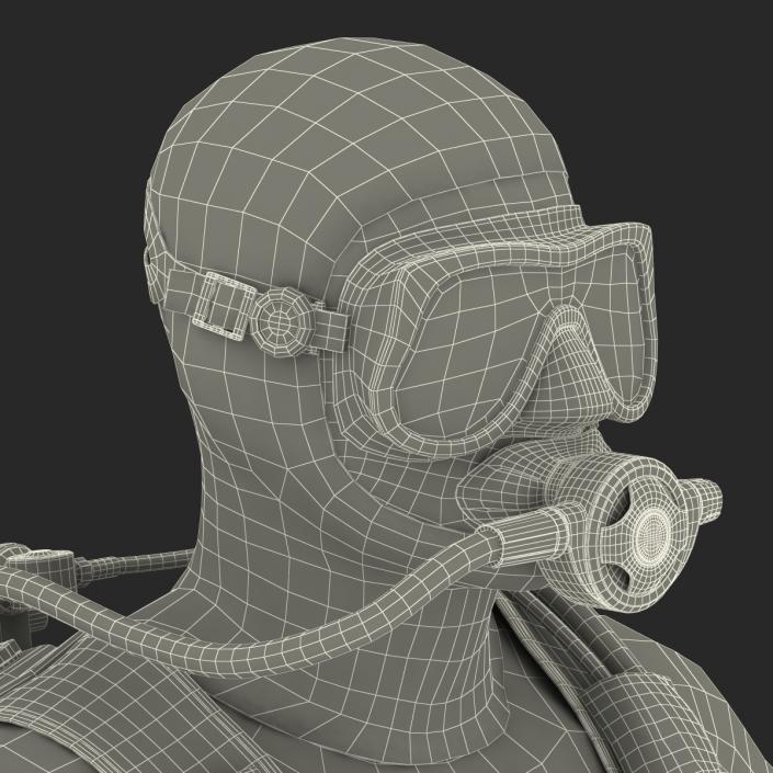 Diver Rigged 3D