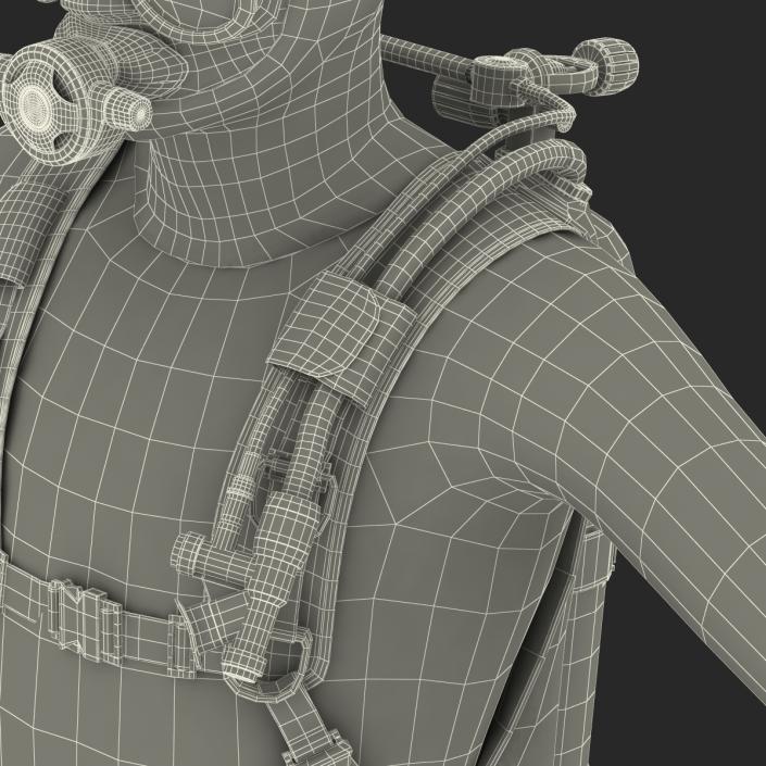 Diver Rigged 3D