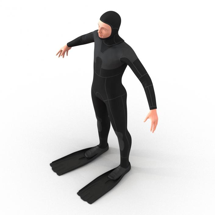 Diver 2 3D model