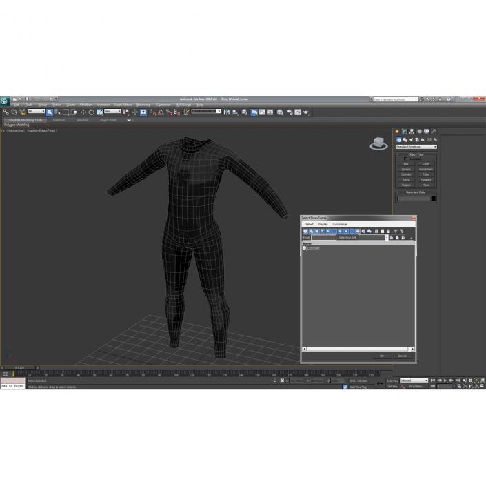 Dive Wetsuit 3 3D model