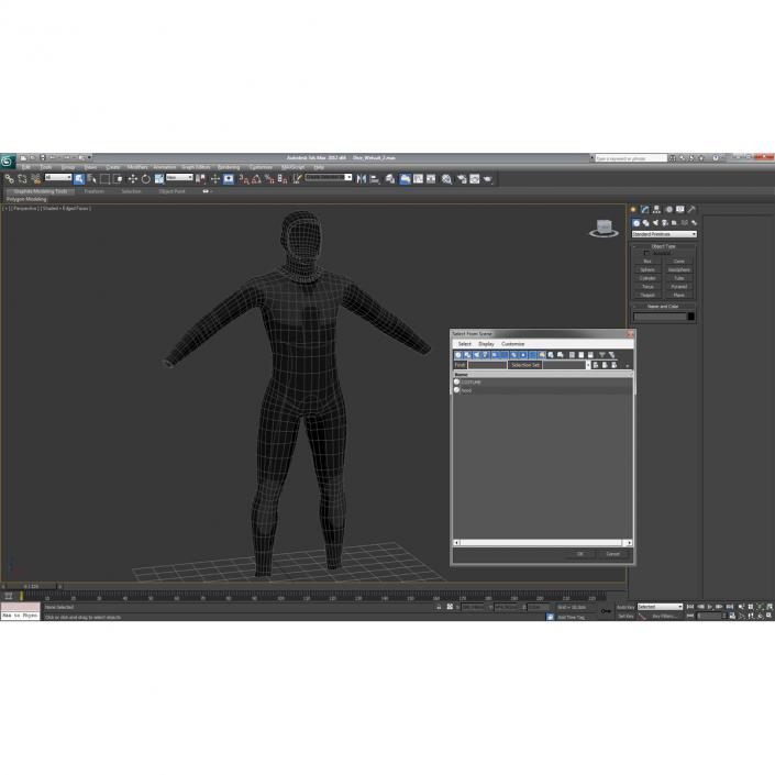 Dive Wetsuit 2 3D model