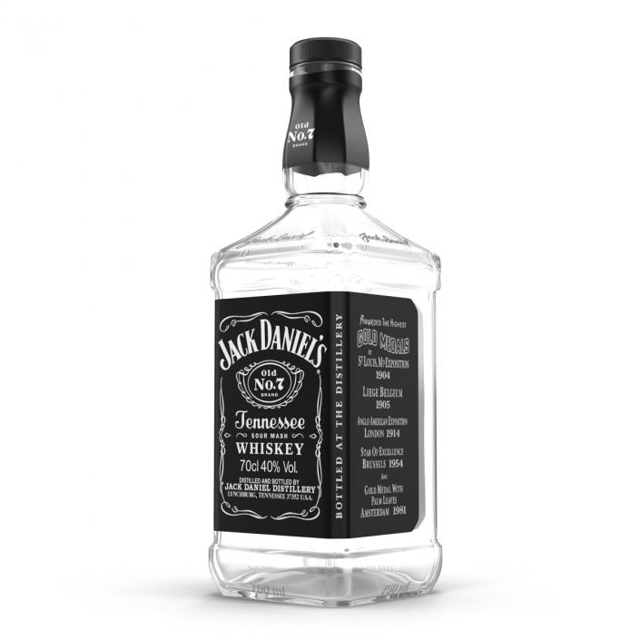 3D model Jack Daniels Bottle Empty