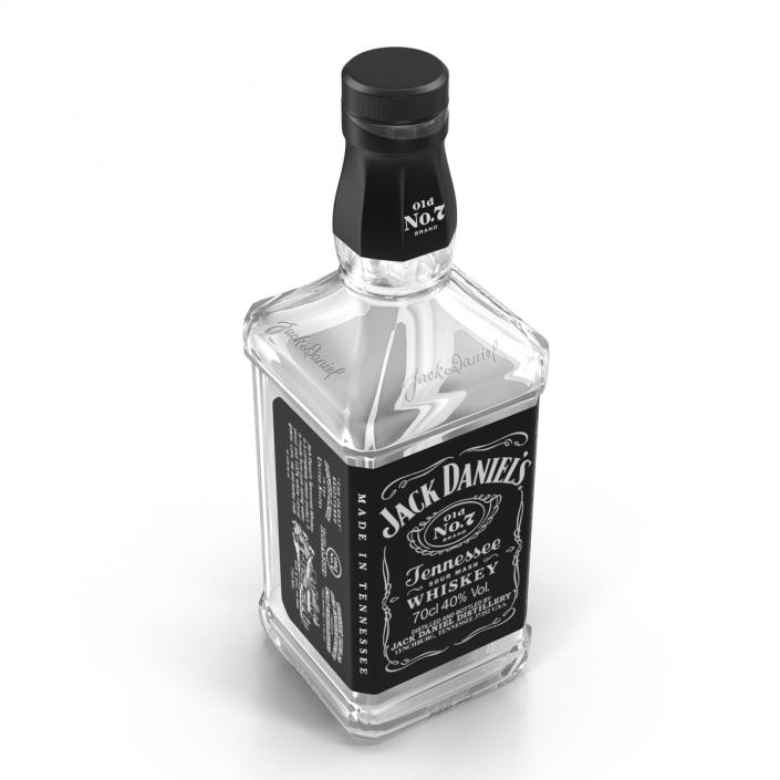 3D model Jack Daniels Bottle Empty