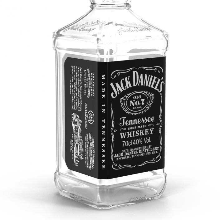 3D model Jack Daniels Bottle Empty