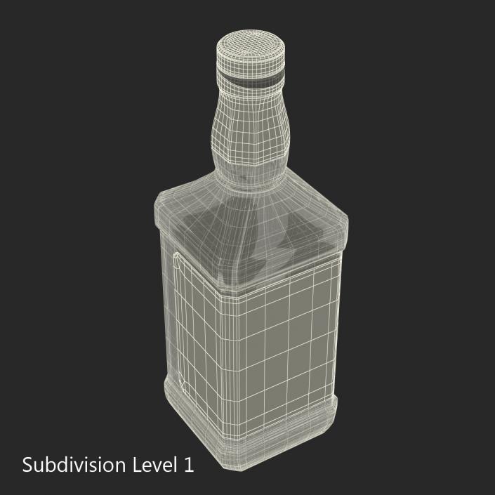 3D model Jack Daniels Bottle Empty