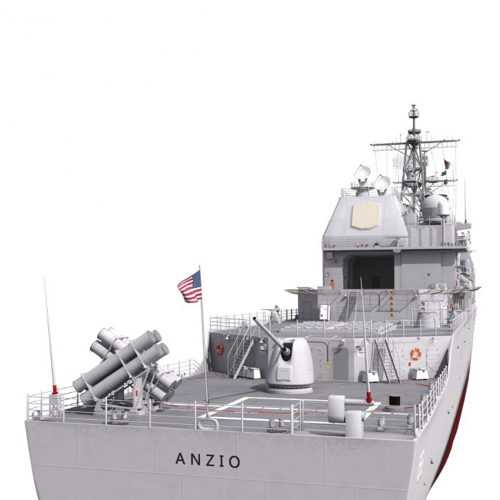 Ticonderoga Class Cruiser Anzio CG-68 3D