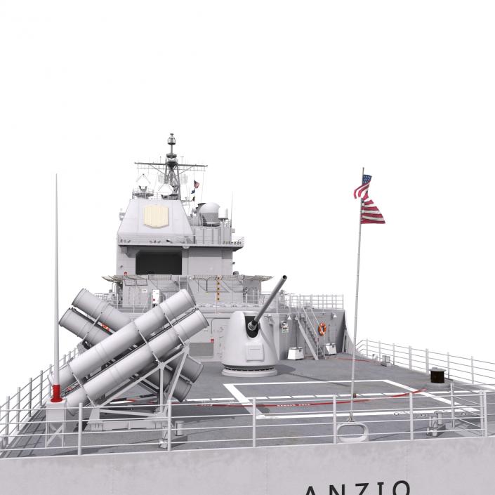 Ticonderoga Class Cruiser Anzio CG-68 3D