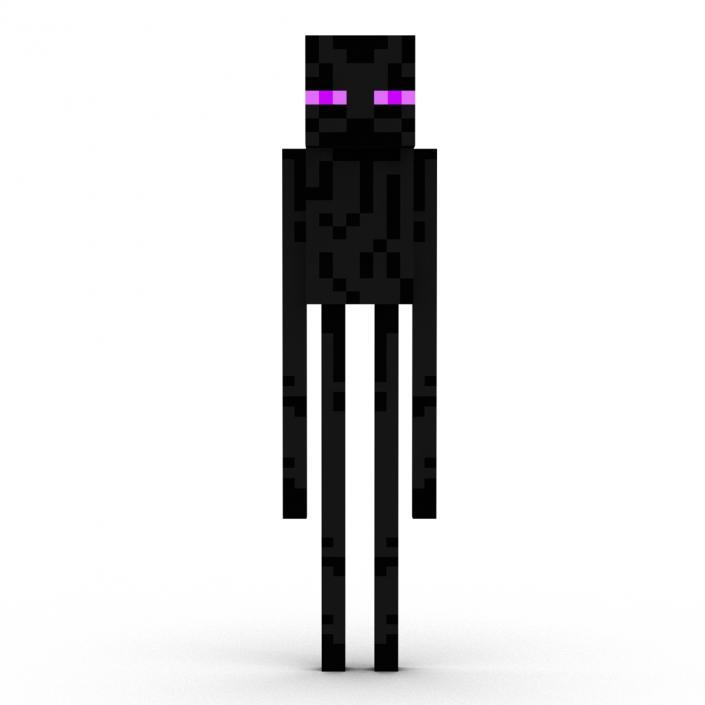 3D Minecraft EnderMan model