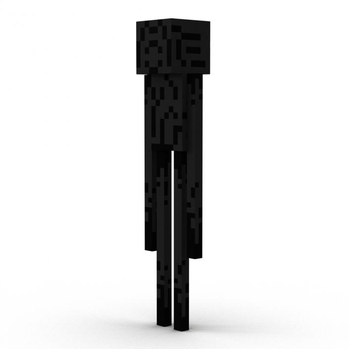 3D Minecraft EnderMan model