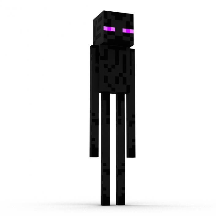 3D Minecraft EnderMan model