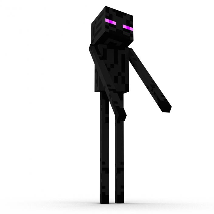 3D Minecraft EnderMan model